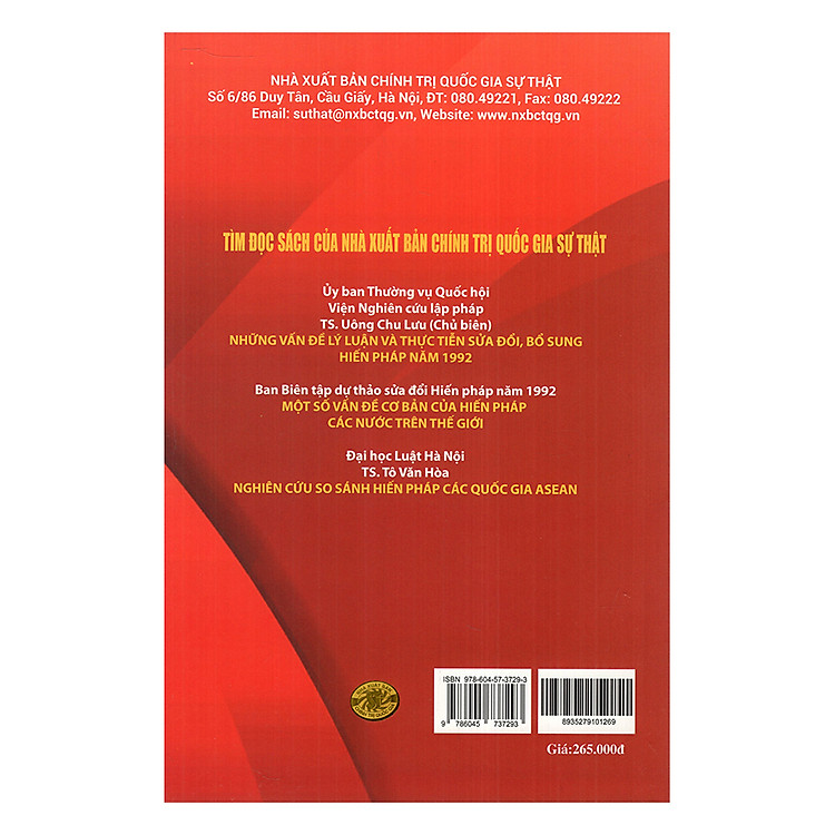 Bình Luận Khoa Học Hiến Pháp Hiện Hành (Năm 2013) - Ảnh 2