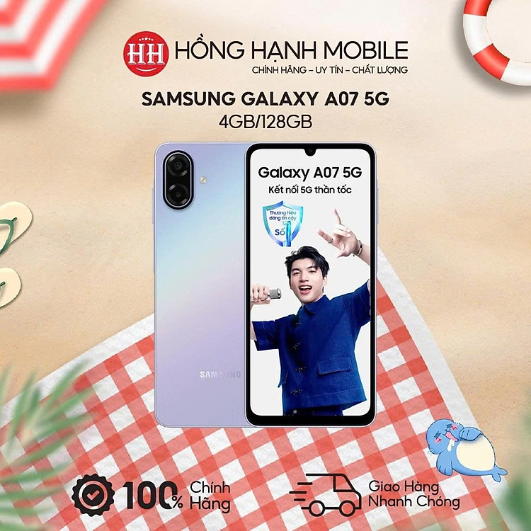 Điện Thoại Samsung Galaxy A07 5G 4GB/128GB - Hàng Chính Hãng