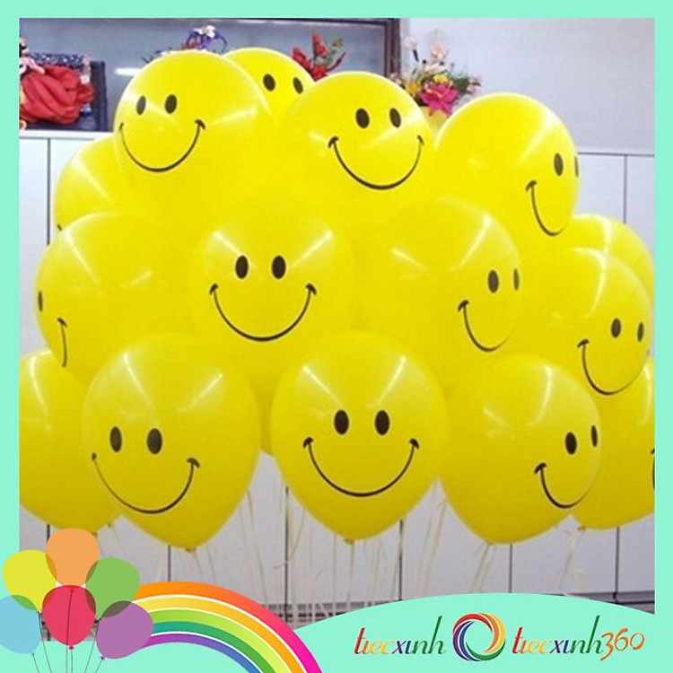 Bóng Bóng Trang Trí Tiệc Hình Mặt Cười (10 inch) - Ảnh 6