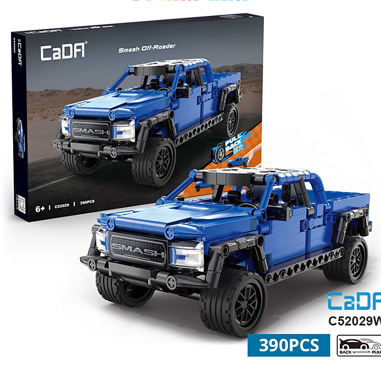 Đồ chơi lắp ráp xe kéo Smash CADA Chính hãng Ưu đãi - Hình ảnh 4