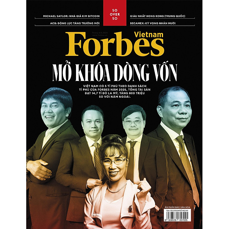 Mở khóa dòng vốn – Tạp chí Forbes Việt Nam kỳ 140/141 (Tháng 4.5/2024)