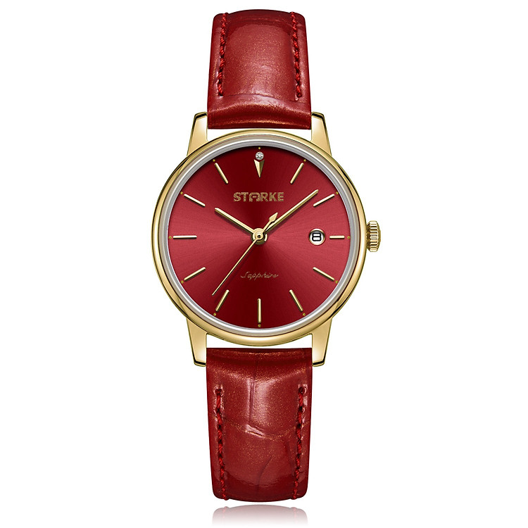 Mua Đồng hồ nữ dây da Starke SK127PL trẻ trung, năng động Dây Đỏ