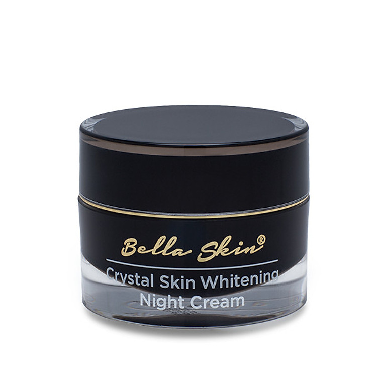 Kem giảm nám, dưỡng trắng da Bella Skin Crystal Skin Whitening Night Cream (30g)