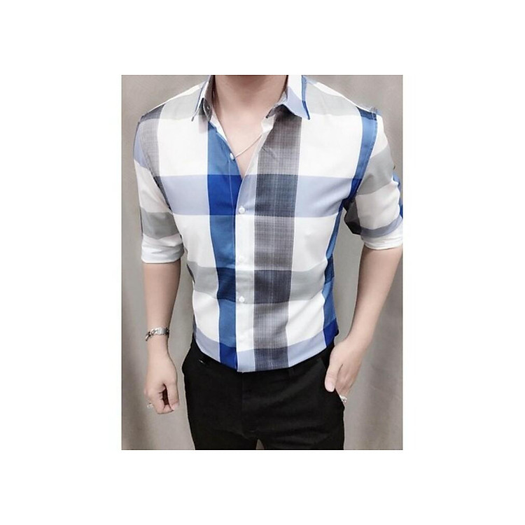 Áo Sơ Mi Nam Dài Tay Cổ Bẻ Thời Thượng - Hàng Xuất Khẩu Cao Cấp