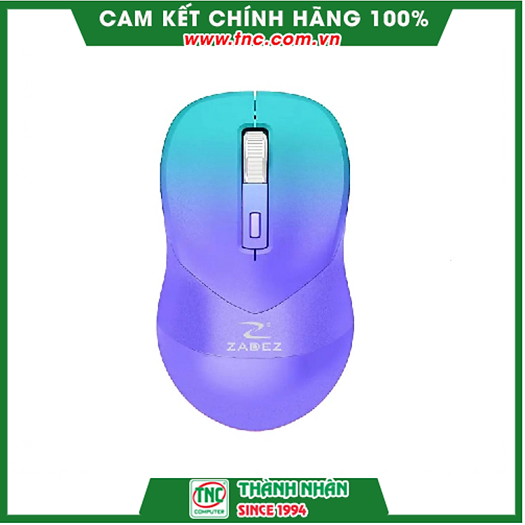 Chuột không dây RGB Silent ZADEZ M-381ZP Màu Tím- Hàng chính hãng