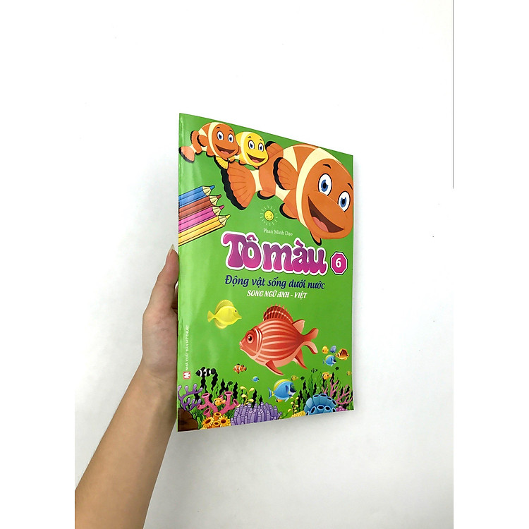 Tô Màu Động Vật Dưới Nước Tập 6 (Song Ngữ Anh Việt) - Ảnh 5