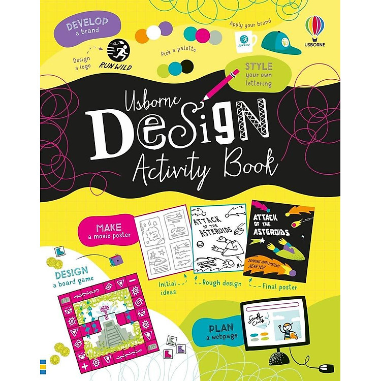 Usborne Design Activity Book - Ảnh 2
