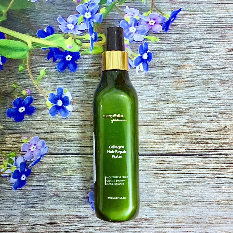 Xịt dưỡng tóc siêu mượt Sophia Platinum Collagen Hair Repair Water 250ml