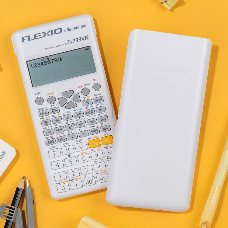 Máy Tính Khoa Học Flexio - Thiên Long Fx799VN (Màu Trắng) - Ảnh 6