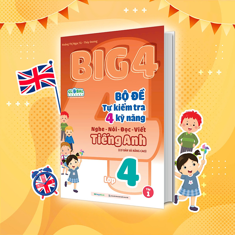 Big 4 Bộ Đề Tự Kiểm Tra 4 Kỹ Năng Nghe - Nói - Đọc - Viết (Tập 1) - Ảnh 3