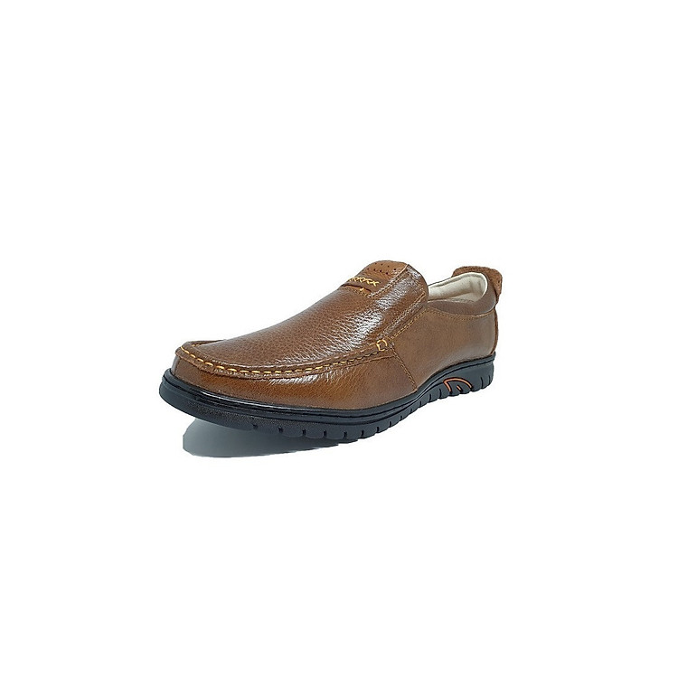 Giày Lười Da Bò Thời Trang Nam BAZAS BZ8299 Màu Nâu Vàng