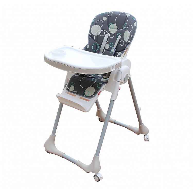 Ghế Ăn Dặm, Ghế Ngồi Ăn Cao Mastela 1015 Tặng Yếm Máng Và Thước Đo Chiều Cao (Chấm bi)