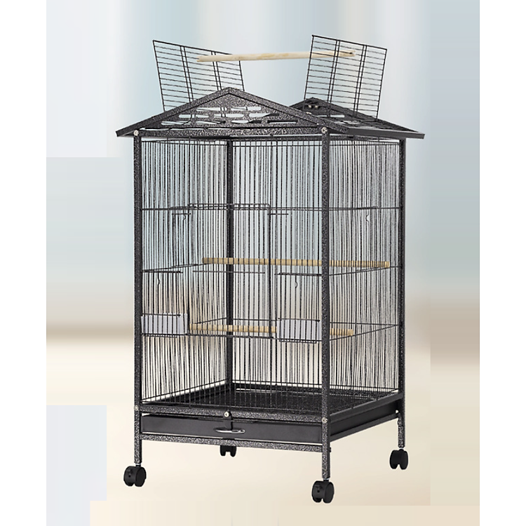 1 lồng T3 thép sơn tĩnh điện cao cấp nhập khẩu 44*44*85 dùng nuôi các dòng vẹt nhỏ và trung