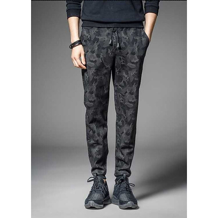 Quần jogger thun nam răn ri QJT09