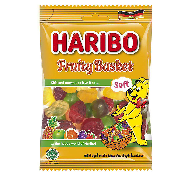 Kẹo Dẻo Haribo Fruity Basket (80g)
