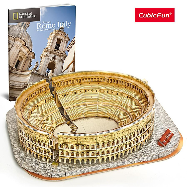Đồ Chơi CUBIC FUN 3D Đấu Trường La Mã Chính hãng Tiết kiệm - Hình ảnh 3