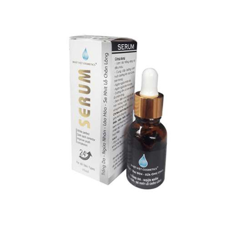 Serum Trắng Da, Chống Lão Hóa, Se Khít Lỗ Chân Lông, Ngọc Trai Đen, Sữa Ong Chúa (15ml)