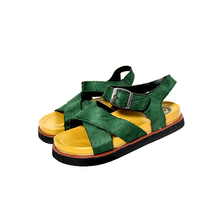 Giày sandal nữ quai ngang thời trang T135K135