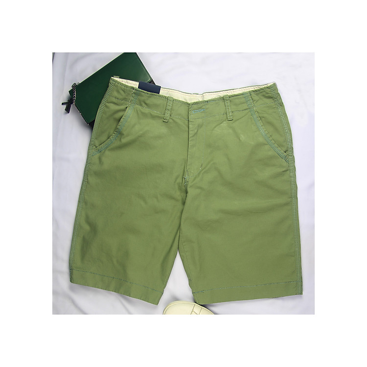 Quần short kaki nam có khóa kéo hàng big size từ 75-100 ký