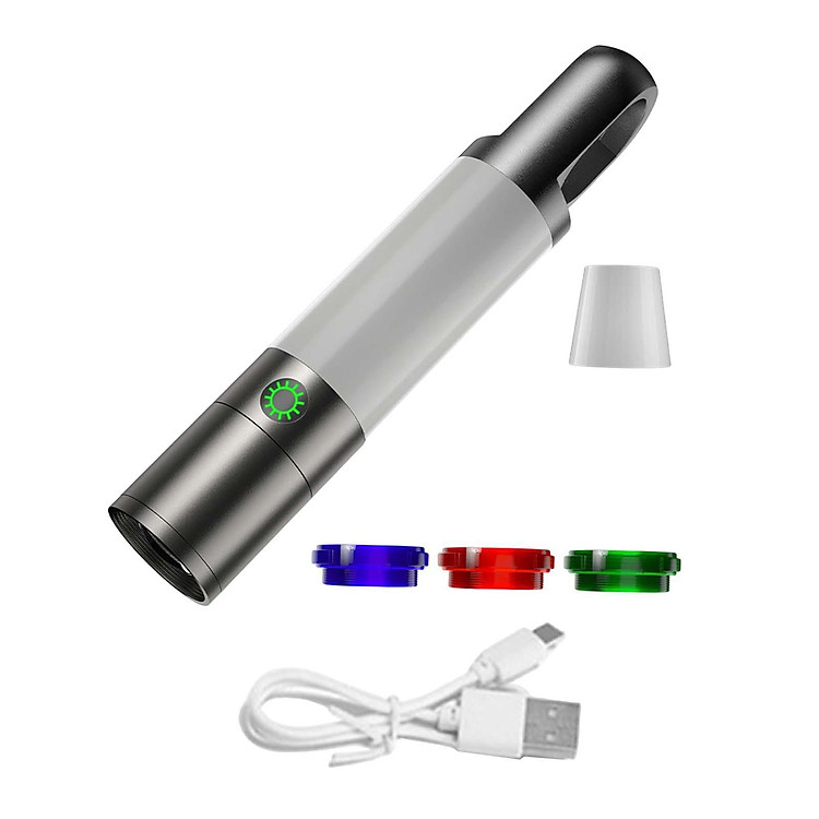 LED Flashlight Rechargeable Durable for Fishing Backpacking Auto Maintenance