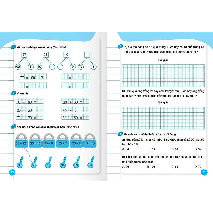 BÀI TẬP CUỐI TUẦN, Toán 2 - Kết nối Tri thức - Ảnh 4
