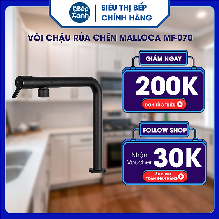 Vòi rửa chén Malloca MF-070 - Hàng Chính Hãng