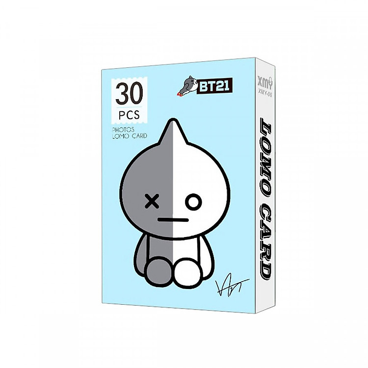 Sách Hộp ảnh Lomo Bt21 ảnh bts card Van thiết kế độc đáo