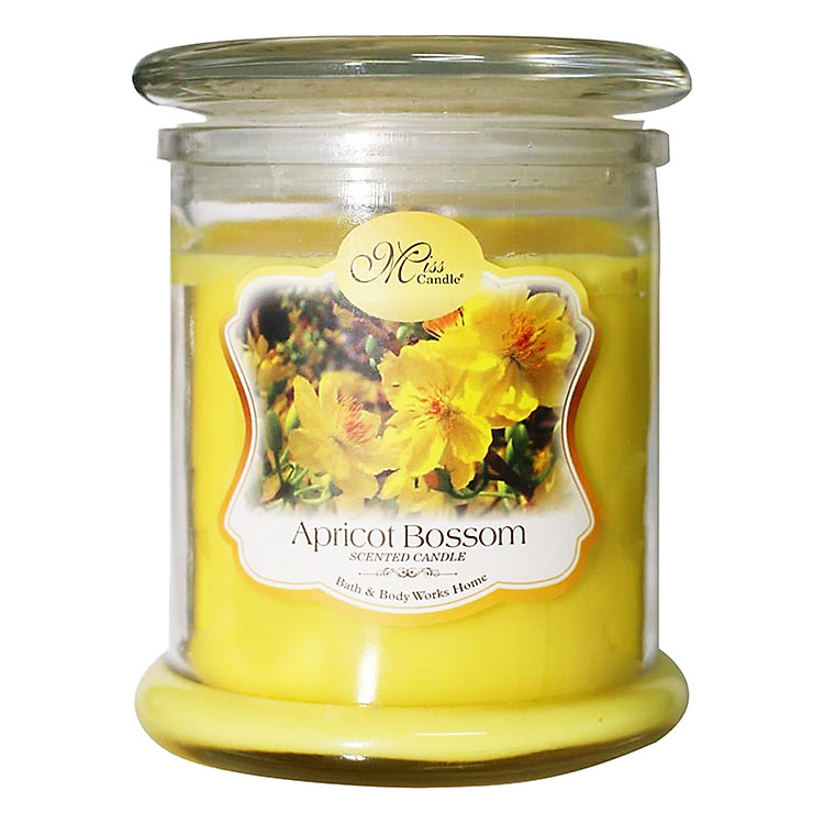 Hũ Nến Thơm Miss Candle FTRAMART NQM3414 - Hương hoa ngọc lan tây 230g (9 x 9 x 11.2 cm)