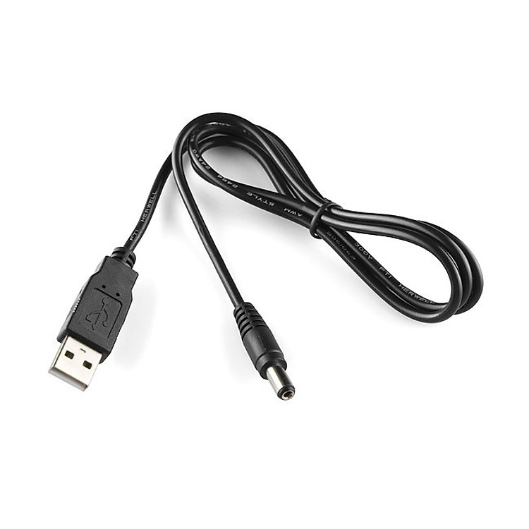 Dây nguồn 1 đầu USB ra đầu tròn cỡ trung 3.5mm