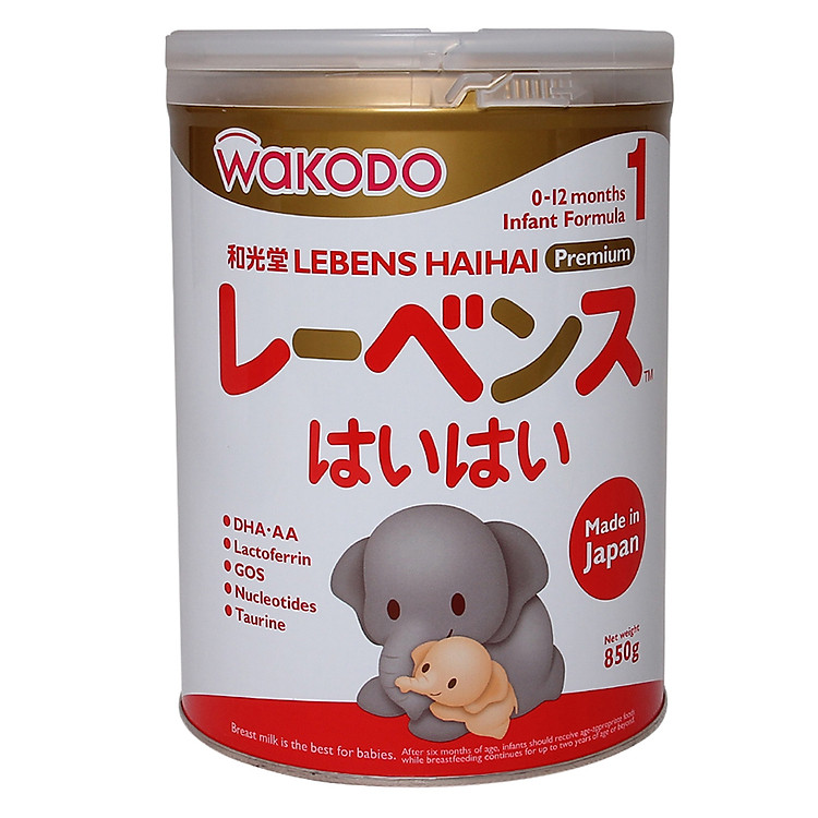 Sữa Wakodo Lebens 1 - LXU11 (850g)
