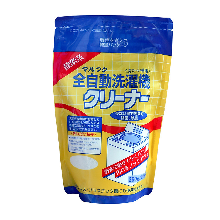 Bột vệ sinh lồng máy giặt KiRei 360g - Nội địa Nhật Bản