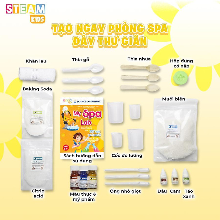 Mua Đồ Chơi Thí Nghiệm Spa STEAM 13016 Chính hãng Giá tốt - Hình ảnh 3