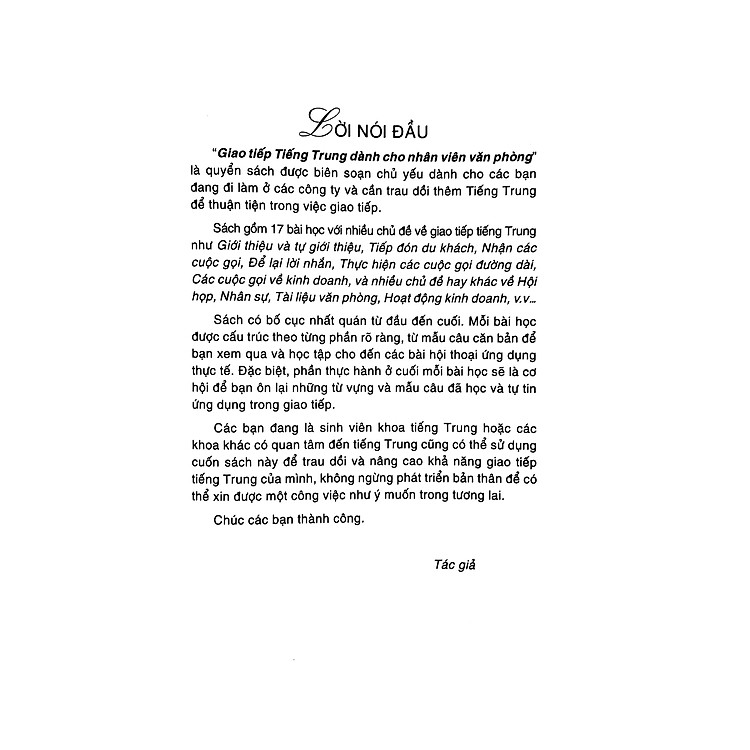 Giao Tiếp Tiếng Trung Dành Cho Nhân Viên Văn Phòng - Ảnh 5