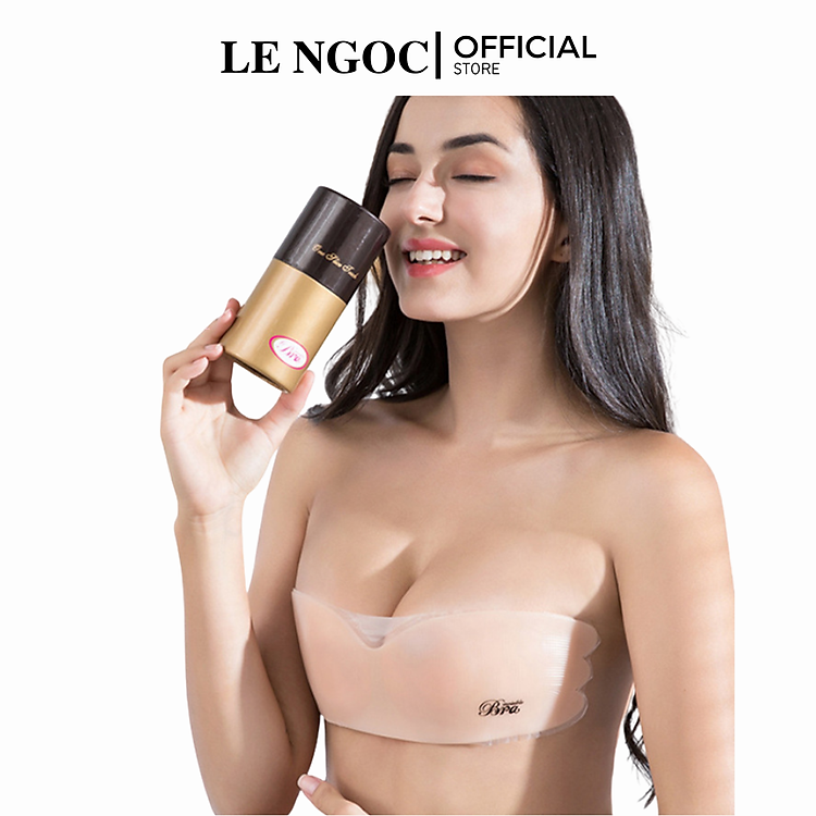Miếng dán ngực silicon ,miếng dán nâng ngực tạo khe hình cánh bướm cho cô dâu mặc áo cưới cúp ngang hở lưng-LN162
