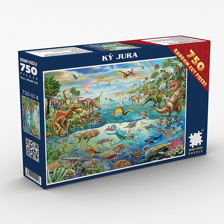 Tranh Xếp Hình 750 Mảnh Kỷ Jura Chính hãng Tiết kiệm - Hình ảnh 2