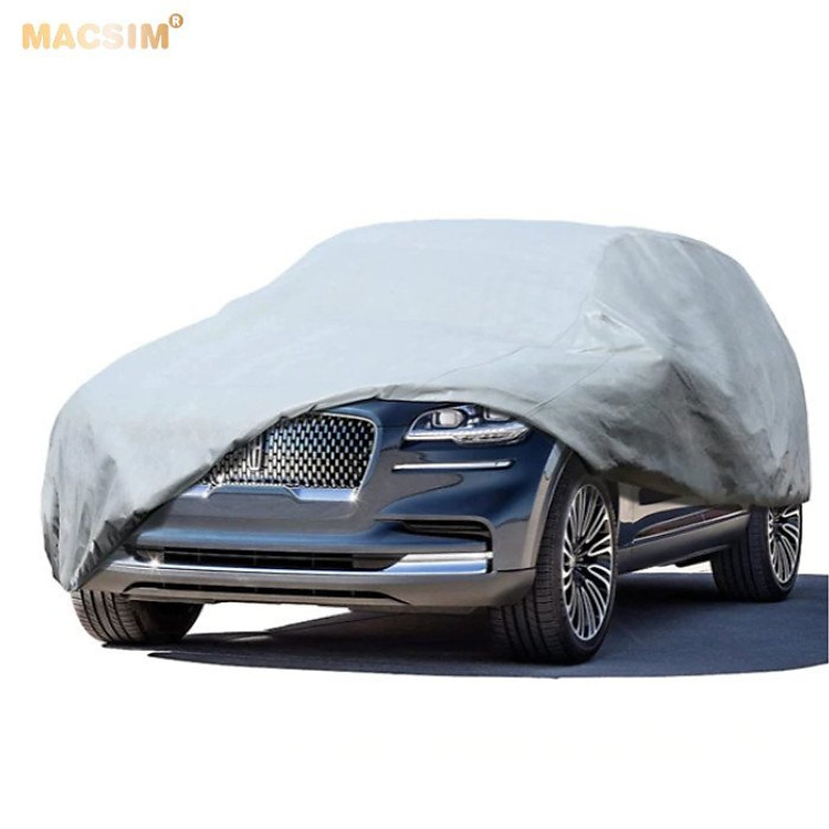 Bạt phủ ô tô chất liệu vải không dệt cao cấp thương hiệu MACSIM dành cho xe Lexus LX570 màu ghi
