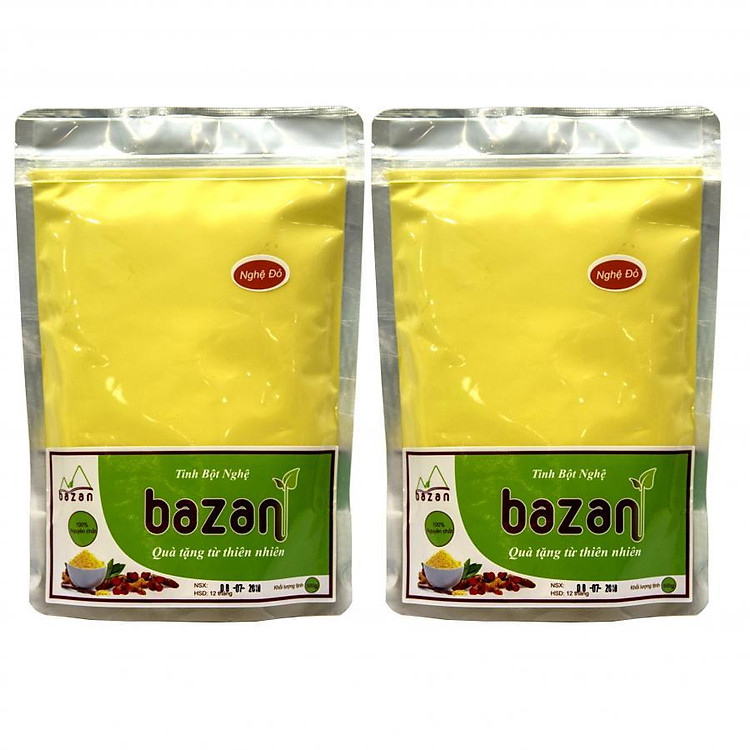 Combo 2 Tinh Bột Nghệ Bazan - Gói 500g
