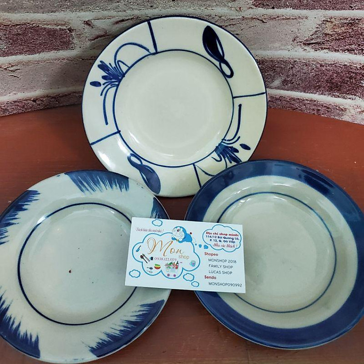 Dĩa Nhỏ 15cm Gốm Xưa Cao Cấp (Nhiều Mẫu Tùy Chọn)