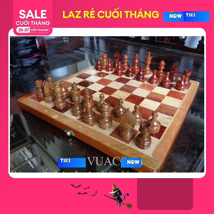 Bộ cờ vua gỗ cao cấp DAICAT Chính hãng Ưu đãi - Hình ảnh 2