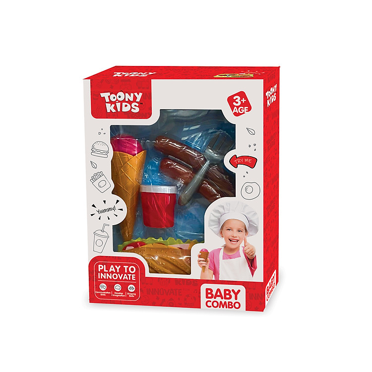 Mua Bộ Đồ Chơi Bánh Mì Kem TOONYKIDS Chính hãng Ưu đãi