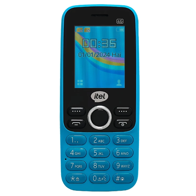 Điện thoại Itel it8010 4G - Hàng Chính Hãng - Xanh Biển