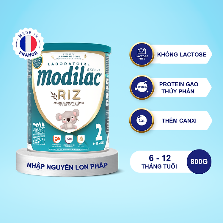 Tham Khảo tại ConCung: Sữa bột Modilac Expert Riz 2 800g Hàng chuẩn , nhận ngay nhiều Ưu đãi