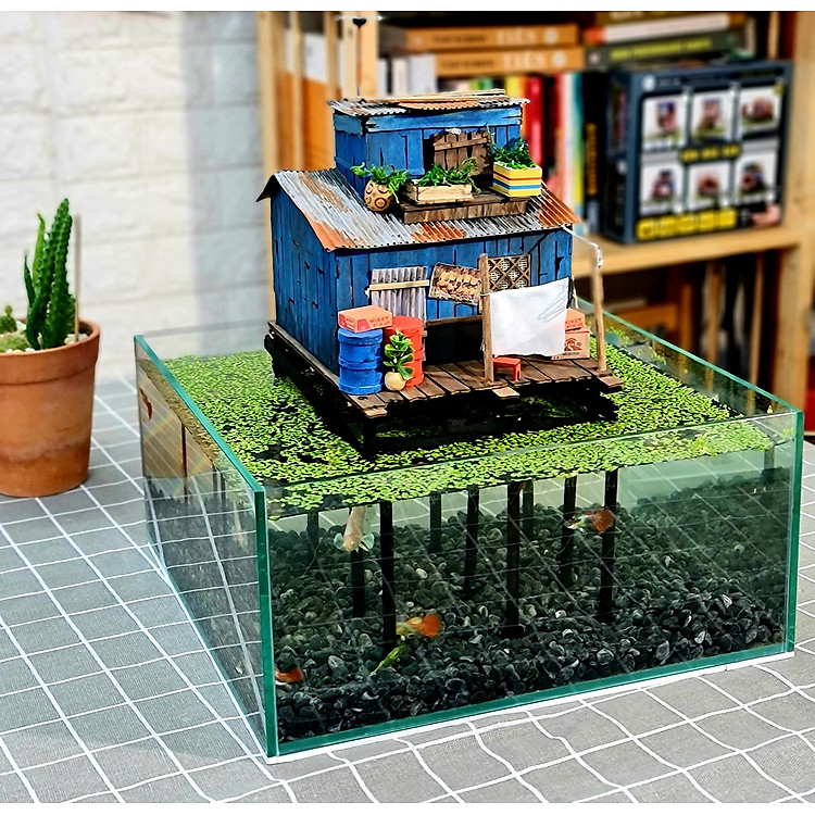 Mô Hình Gỗ Sài Gòn Xưa Tí Hon Chính hãng Giá tốt - Hình ảnh 5