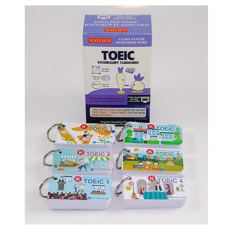 Bộ KatchUp Flashcard TOEIC – 4 loại giấy