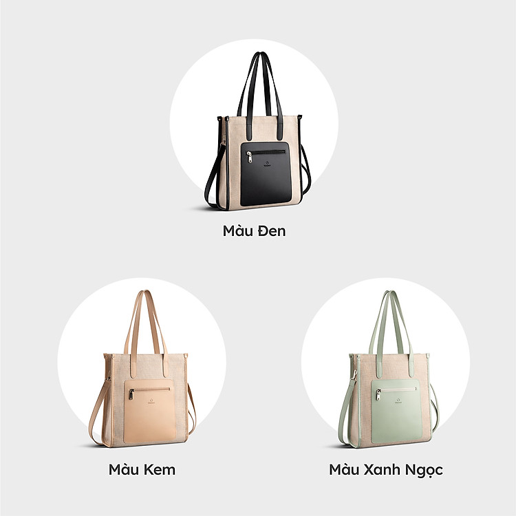 Túi Yuumy ( Thời trang nữ cói phối màu tote - Túi xách da Seasand YTX47 ) - Ảnh 7