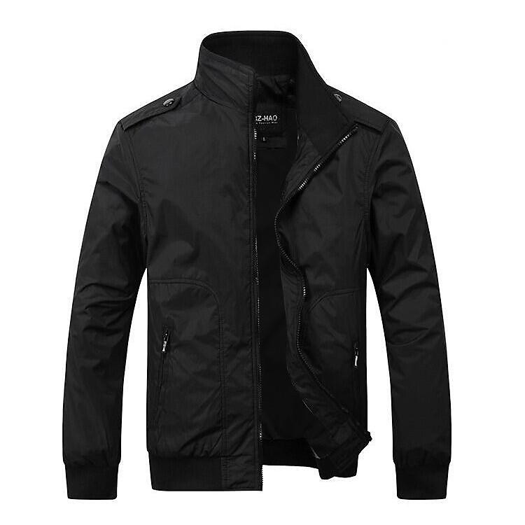 ÁO KHOÁC DÙ NAM 2 LỚP AKD25-ĐEN