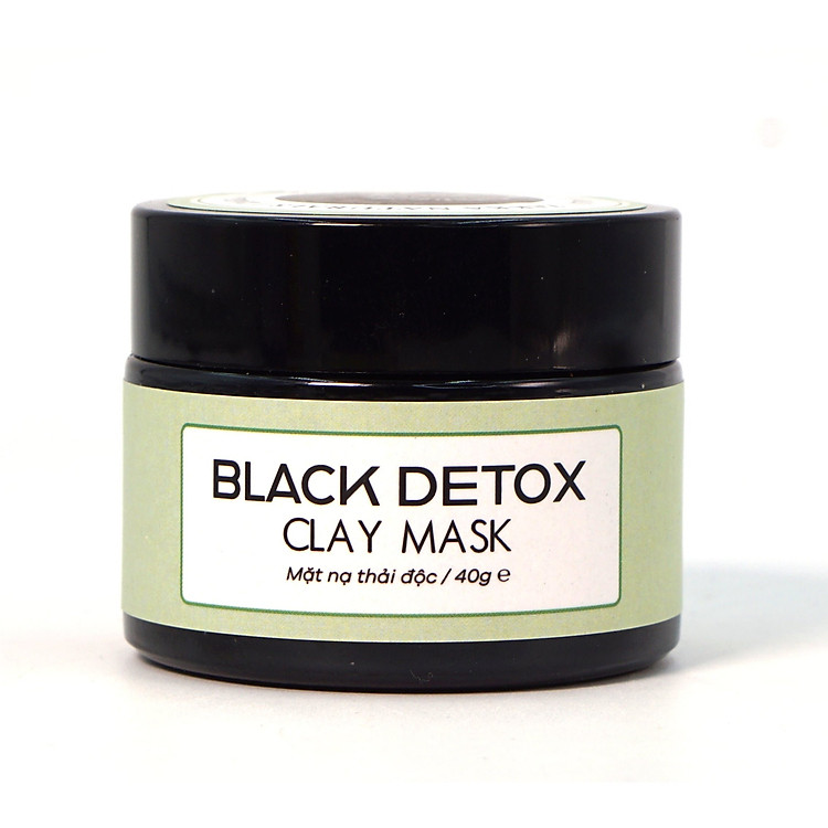 Mặt Nạ Đất Sét Than Hoạt Tính Thanh Lọc, Thải Độc Da - Detoxifying Charcoal Clay Mask 40g - Zakka Naturals