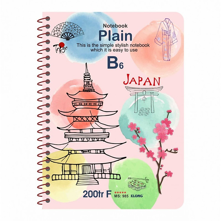 Sổ Lò Xo KLONG B6 Plain (70/76 trang) - Ảnh 6