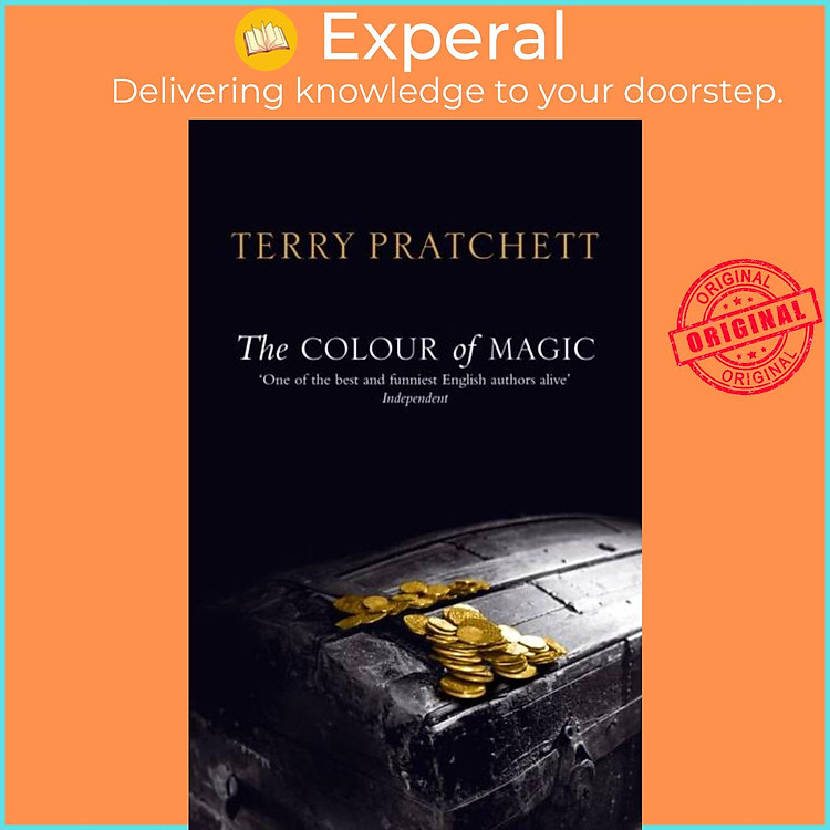 Sách - The Colour Of Magic - (Discworld Novel 1) by Terry Pratchett (UK edition, paperback)