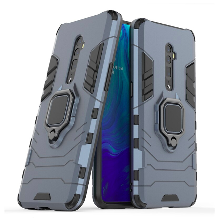 Ốp lưng dành cho OPPO Reno 10X Zoom iron man chống sốc kèm iring - Hàng nhập khẩu